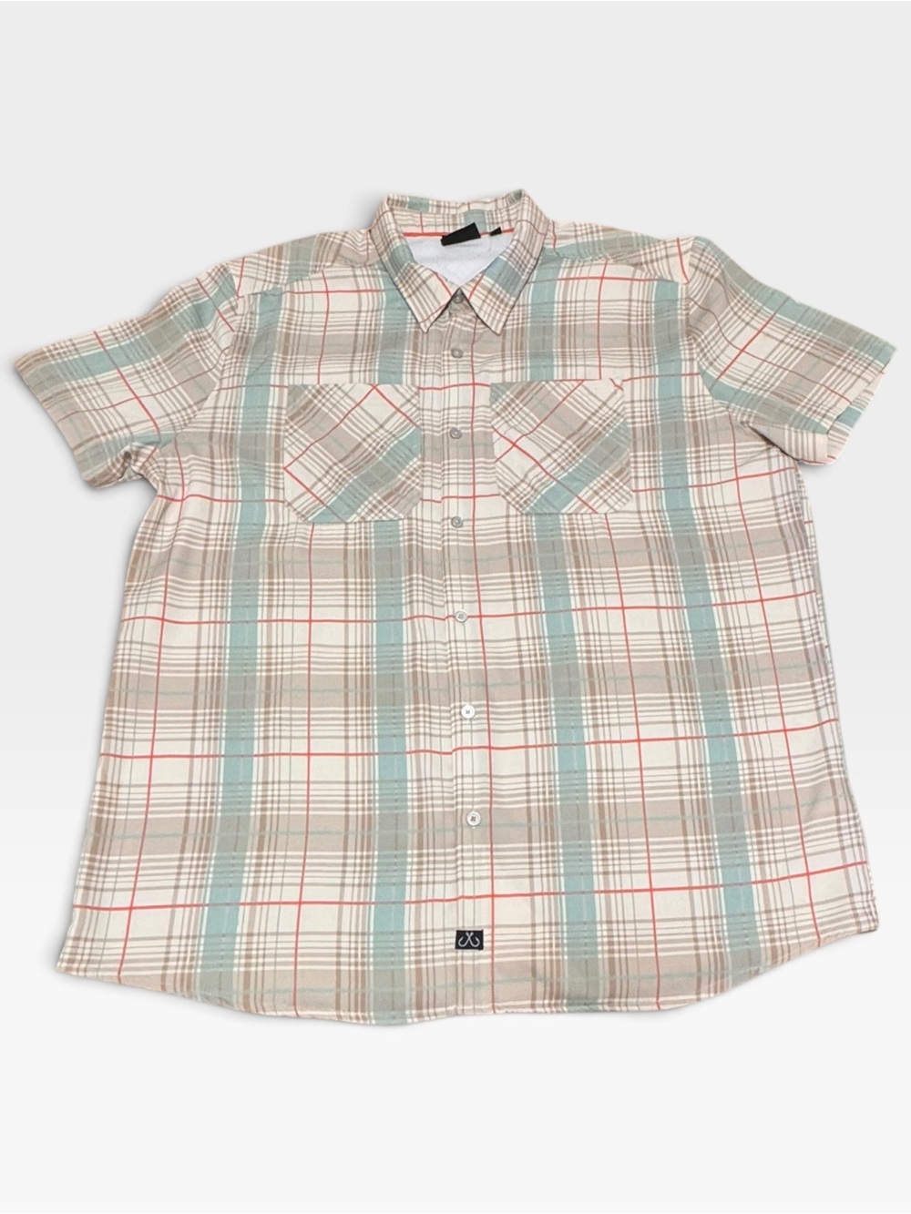 Salt Life Men’s Performance Button Down Shirt XXL Short Sleeve Fishing